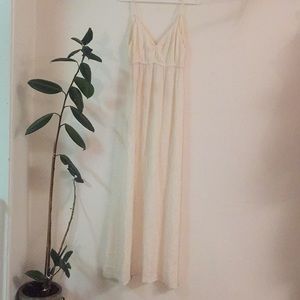 Cream Boho Long Dress